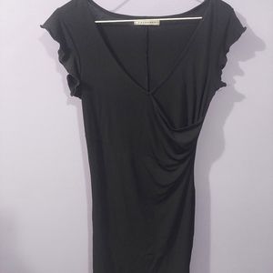 Smart Set Lightweight Black Midi Dress